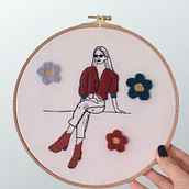 My project in Figurative Fashion Embroidery with Needle Felting course Ein Projekt aus dem Bereich Stickerei von esogurumi - 13.02.2021
