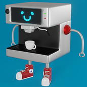 Meu projeto do curso: Introdução ao design 3D e modelagem com Blender. 3D projeto de Rafaela Jardim - 06.03.2021