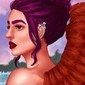 Mi Proyecto del curso: Retratos digitales de fantasía con Photoshop. Een project van Digitale tekening van evelynfz - 13.02.2021