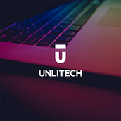 UNLITECH is a logo I designed for a company that sells electronic devices specially computers. . Design project by Rodel Bulahan - 09.19.2019
