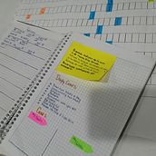 Mi Proyecto del curso:  Aquí puedes ver un resumen de todo lo que me organice para mis proyectos anual, mensual, trimestral y diario.. Cop, writing, and Creativit project by Manuel Paredes - 02.14.2021
