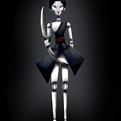 The Oriental Cyber Assassins.. Character Design project by Jill van der Lans - 02.14.2021