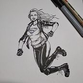 My project in Female Character Design for Comics course. Character Design, and Comic project by ivan.zvyag - 02.14.2021