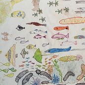 Lots of fish for Nicholas 1993 Ein Projekt aus dem Bereich Traditionelle Illustration von Hanna Kist Stevenson - 14.02.2021