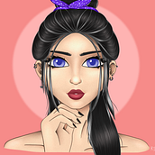 My project in Female Character Portraits in Procreate course. Digital Drawing project by Reem Shariefi - 02.14.2021