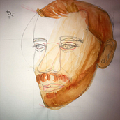 Mi Proyecto del curso: Cuaderno de retratos en acuarela. Fine Arts, Portrait Drawing, Portfolio Development, and Watercolor Painting project by Cintia Iborra Molina - 02.14.2021