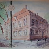 My project in Architectural Sketching with Watercolor and Ink course _Markéta Kunešová. Architectural Illustration, Ink Illustration, and Watercolor Painting project by Markéta Kunešová - 02.14.2021