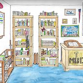 Perspective Drawings. Traditional illustration, Ink Illustration, and Watercolor Painting project by Mark Swarthout - 03.06.2021