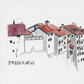 Mein Kursprojekt: Urban Sketching: Drücke deine Welt mit einer neuen Perspektive aus  . Un progetto di Illustrazione tradizionale, Bozzetti, Disegno, Pittura ad acquerello, Illustrazione architettonica e Sketchbook di Hanspeter Stünzi - 13.06.2022