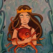My project in Artistic Illustration: Draw from Your Imagination course. Traditional illustration project by crollamelissa - 02.15.2021