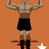 Boxer: Final Project. Un progetto di Character design, Illustrazione digitale e Illustrazione tradizionale di Aaron Mitchell - 15.02.2021