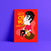 Te quiero infinito proyecto, Final. Un proyecto de Br, ing e Identidad, Diseño de carteles, Diseño de producto e Ilustración tradicional de Enrique Flores - 16.02.2021