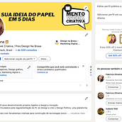 Meu Projeto de Curso - Patricia Penna: Estratégias para se destacar no LinkedIn. Br e ing e Identidade projeto de Patricia Penna - 16.02.2021