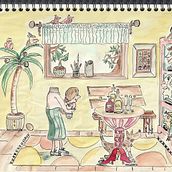 Mein Kursprojekt: Die Sketching Kunst: Transformiere Skizzen in Kunst. Een project van Tekening met potlood,  Illustratie met inkt,  Schetsen y  Tekening van Sabine Dohmen - 16.02.2021
