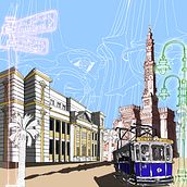 My project in Architectural Illustration: Capture a City’s Personality course. Un proyecto de Ilustración arquitectónica, Dibujo artístico y Retail Design de Tarek El Sebaiy - 16.02.2021