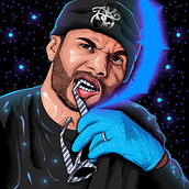 este es uno de los varios proyectos que he hecho en procreate aqui les dejare mi pagina para que vayan a ver algunos mas https://www.instagram.com/luis_art015/. Street Art, Creativit, and Traditional illustration project by Luis Espino - 02.16.2021
