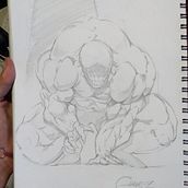 Mi Proyecto del curso: Ilustración para cómics: anatomía de un superhéroe. Traditional illustration, Character Design, Comic, Pencil Drawing, and Figure Drawing project by lucianochavez71 - 02.16.2021