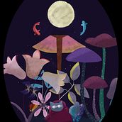 Mi Proyecto del curso: Ilustración flat con Photoshop . Kreativitas, Menggambar Artistik, Ilustrasi tradisional & Ilustrasi Digital proyek oleh Agustina Verón - 04.06.2021