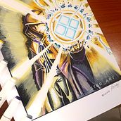Mi Proyecto del curso: Coloreado con marcadores para dibujo manga. Drawing project by Alex De la Madrid Rosiles - 02.16.2021