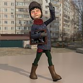 Mi Proyecto del curso: Creación de personajes: del 2D al 3D . Een project van 3D y 3D-animatie van matias_von - 17.02.2021