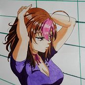 Mi Proyecto del curso: Coloreado con marcadores para dibujo manga. Traditional illustration, Comic, Color Theor, and Manga project by Pía Isidora Leyton Marín - 05.15.2021