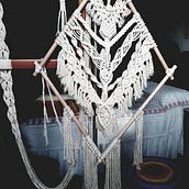 Meu projeto do curso: Introdução à tapeçaria em macramê. Macramé project by Maria Gomes - 02.17.2021