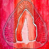acuarela frutilla. Un proyecto de Pintura a la acuarela de Lucia Lara - 17.02.2021
