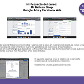 Mi Proyecto del curso: Mi Belleza Shop Google Ads y Facebook Ads. Communication project by Alejandra Millan - 02.22.2021
