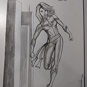 Meu projeto do curso:  Desenho de personagens femininas para quadrinhos. Comic, Pencil Drawing, Figure Drawing, and Traditional illustration project by Lucas Cassen - 02.22.2021