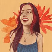 Mi Proyecto del curso: Retrato ilustrado con Procreate. Traditional illustration, and Digital Illustration project by Paula Z. - 02.18.2021