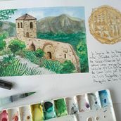 Meu projeto do curso: Caderno de viagem em aquarela Ein Projekt aus dem Bereich Bleistiftzeichnung, Architektonische Illustration, Malerei und Aquarellmalerei von japaobh - 23.02.2021