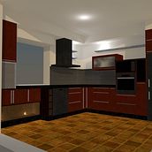 Cocina Casa Sandianes. 3D project by Ate Dlc - 02.18.2021