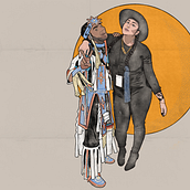 #NDNInktober2020. Digital Illustration project by Brit Reed - 10.31.2020