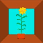 Planta. Ilustração vetorial projeto de Astro Nave - 18.02.2021