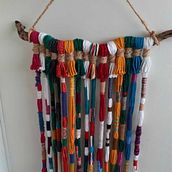 Mi Proyecto del curso: Macramé: técnicas de tejido envuelto. Macramé project by Eva Neff - 02.19.2021