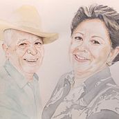 50 AÑOS DE AMOR. Watercolor Painting project by Carolina Salazar Rincón - 12.22.2020