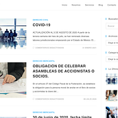 Sitio Web de abogados . Design project by Cesar Guerreros Hdz - 02.19.2021