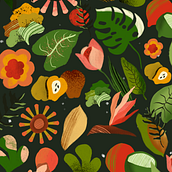 Meu projeto do curso: Ilustração flat com Photoshop. Un progetto di Illustrazione tradizionale e Illustrazione botanica di lais_bitencourt - 19.02.2021