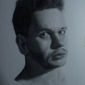 Meu projeto do curso: Retrato realista com lápis grafite. Pencil Drawing project by joao311_com - 02.19.2021