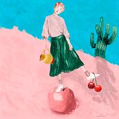 Meu projeto do curso: Retrato pictórico com técnicas digitais. Artes plásticas projeto de Karina Kássia - 19.02.2021