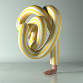 My project in Abstract 3D Art course. 3D, 3D Character Design, and 3D Modeling project by Marco P. - 02.19.2021