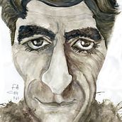 Mi Proyecto del curso: Caricatura en acuarela. Traditional illustration project by pablo_facchini - 02.20.2021