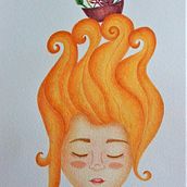 Mi Proyecto del curso: Técnicas de acuarela para ilustraciones de ensueño. Fine Arts project by Erykah Rojas - 02.21.2021