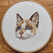 Mi Proyecto del curso: Needle painting para principiantes. Arts, Crafts, Embroider, and Design project by Pau Raineri - 02.21.2021