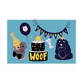 Dog Party. Un proyecto de Ilustración tradicional de Leaha Lara - 21.02.2021