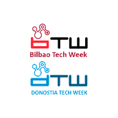 Logotipo Bilbao Tech Week / Donostia Tech Week. Un proyecto de Br, ing e Identidad, Diseño de logotipos y Diseño Web de Arantza Beitia - 21.02.2017
