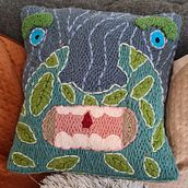 Meu projeto do curso: Bordado XL com agulha mágica. Embroider project by Lidiane Fabiano - 02.21.2021