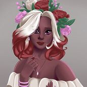 My project in Female Character Portraits in Procreate course Ein Projekt aus dem Bereich Digitale Zeichnung von lana_renard - 21.02.2021