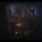 Despacho de Albus Dumbledore de Harry Potter. 3D, 3D Modeling, and VFX project by eduangulo13 - 02.21.2021