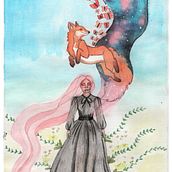 Meu projeto do curso:  Técnicas de aquarela para ilustrações com um toque de sonho. Un proyecto de Ilustración con tinta de Karem Santos - 20.02.2021
